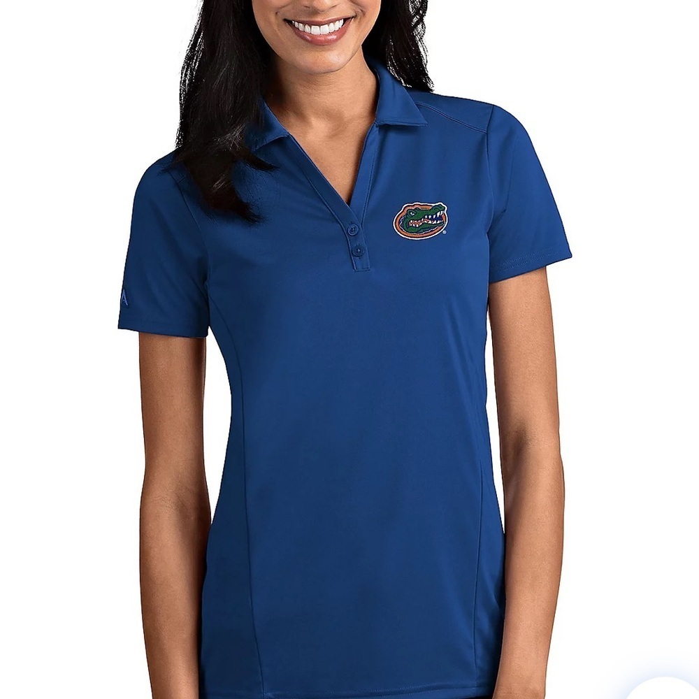 Women's Florida Gators Blue Polo Shirt Sz Small NWT